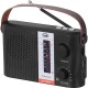ΡΑΔΙΟΦΩΝΟ TREVI RA-7F25 BT BLACK ΜΕ ΗΛΙΑΚΟ ΠΑΝΕΛ KAI BLUETOOTH